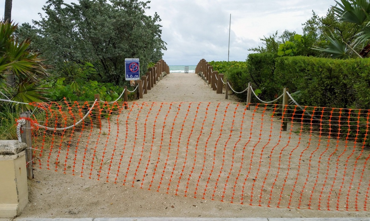 Beach Access Closed