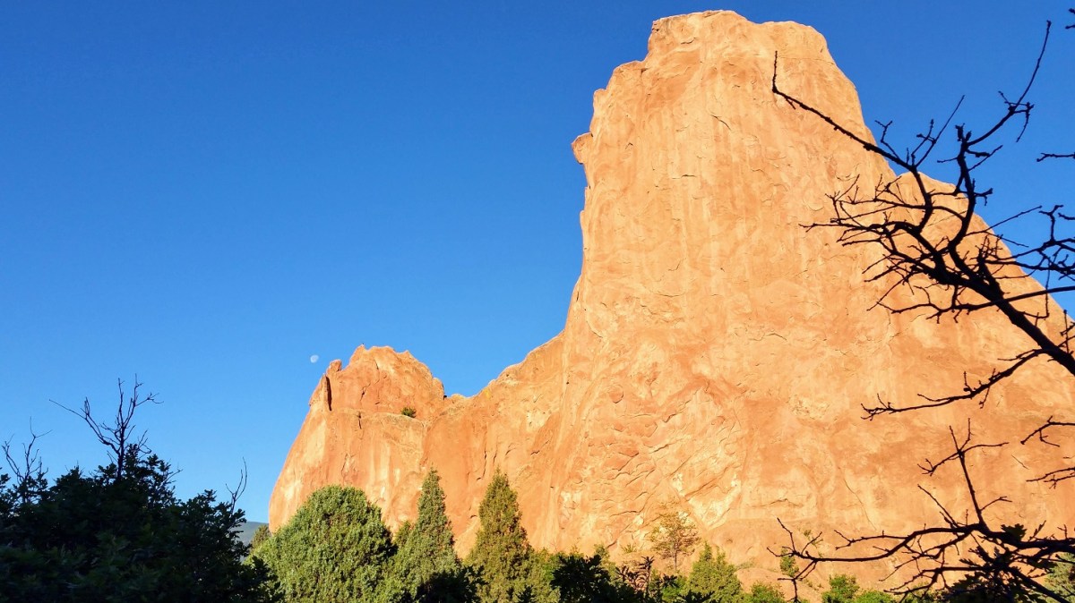 With the Moon in the Sky