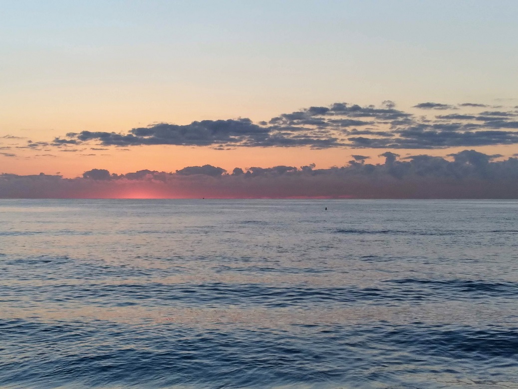 Atlantic Ocean sunrise seen from Florida